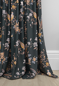 Orientalis, Jet - Made to Measure Curtains